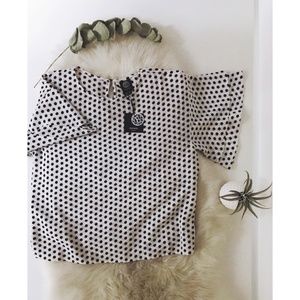 Polka dot blouse (NWT)